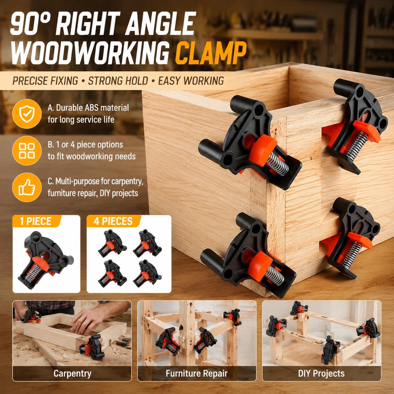 Furniture And Hardware - Premium Woodworking Carpentry 90 Degree Right