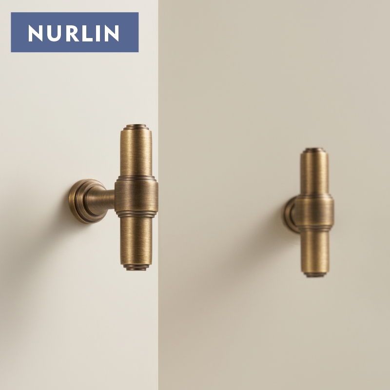 Furniture Joint Hardware - Nurlin Solid Brass French Retro Antique