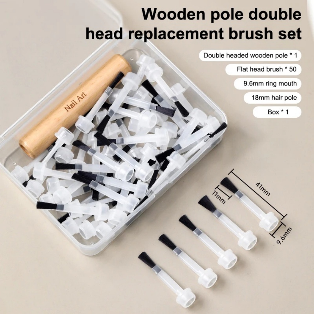 Furniture Hardware Nails - Professional Detachable Wooden Handle Nail Art