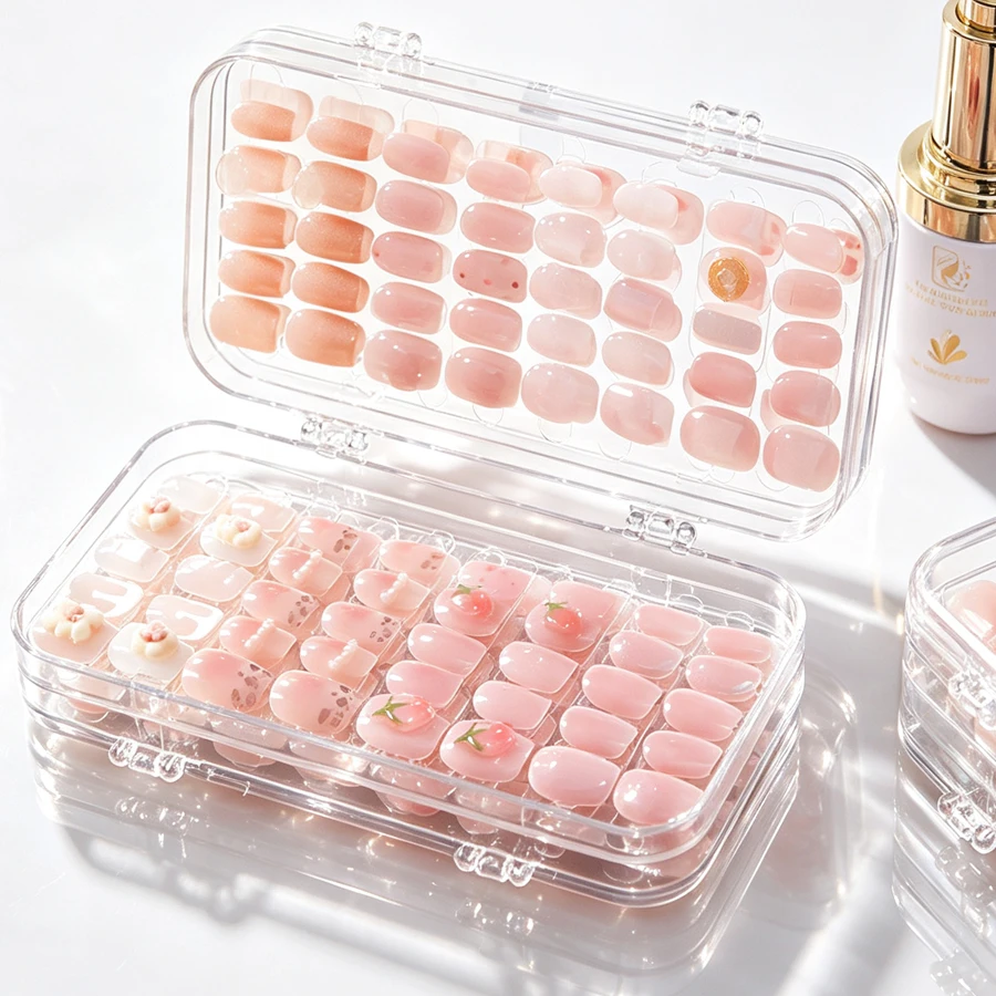 Furniture Hardware Nails - Clear Foldable Press On Nail Storage