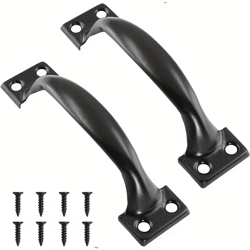 Furniture Joint Hardware - 2Pcs DIY Furniture Iron Handles w/Screws