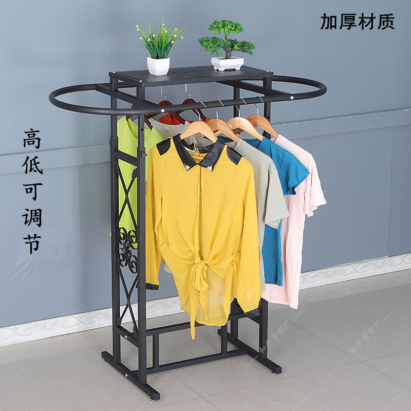 Iron Clothing Store Oval Shelf - đánh giá và giá Furniture Hardware Stores