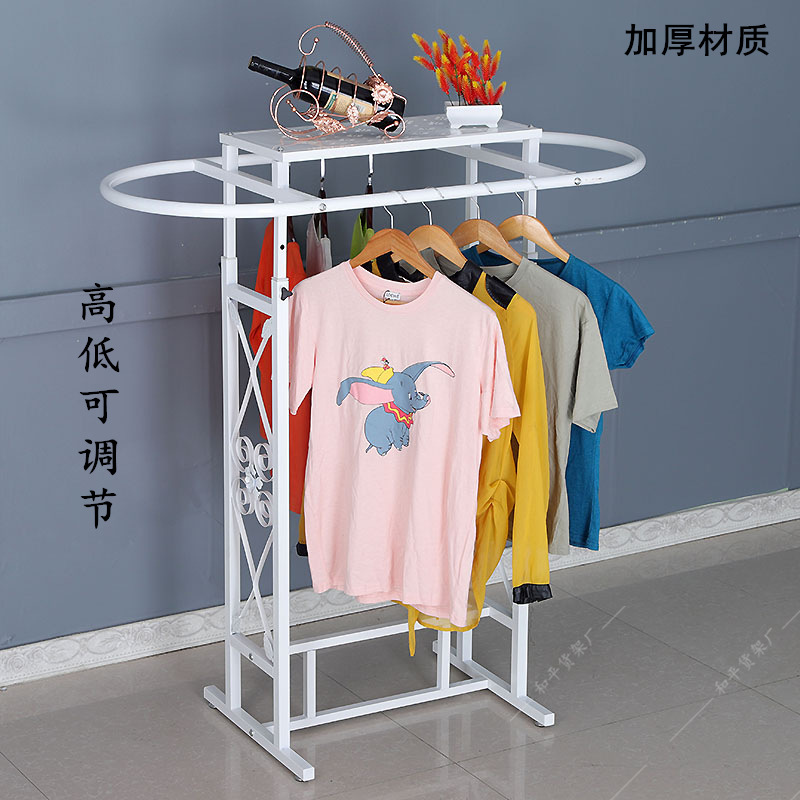 Iron Clothing Store Oval Shelf - đánh giá và giá Furniture Hardware Stores