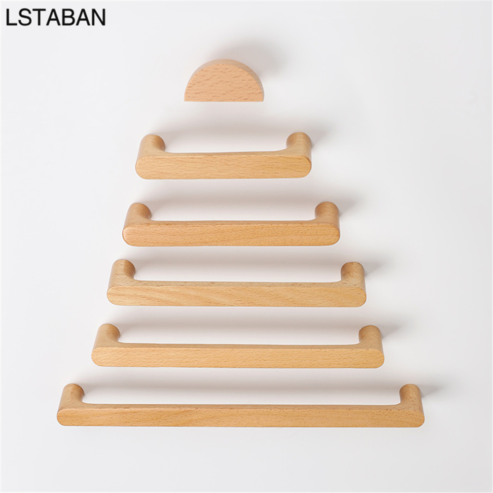 Nordic Wooden Cabinet Handles  - đánh giá và giá Furniture Hardware Nut