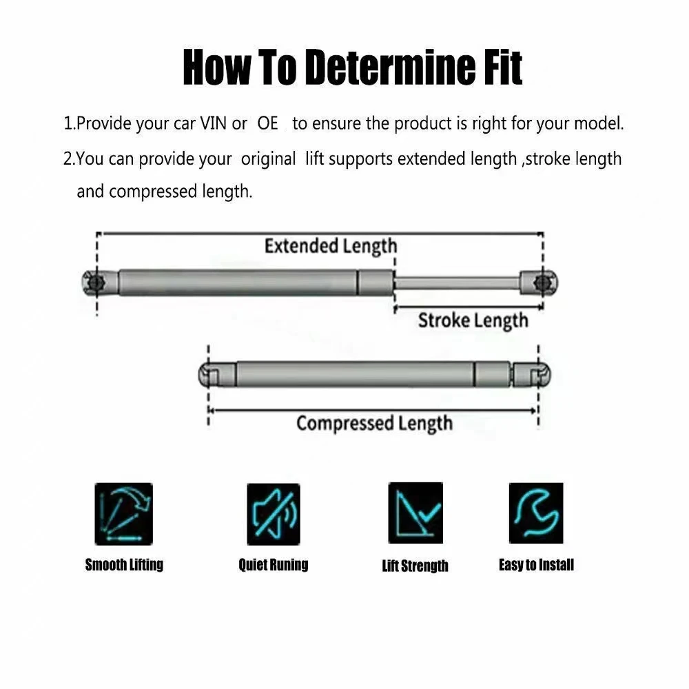 2PCS 150-230mm 200N/20KG Lift  - đánh giá và giá Furniture Hardware In China