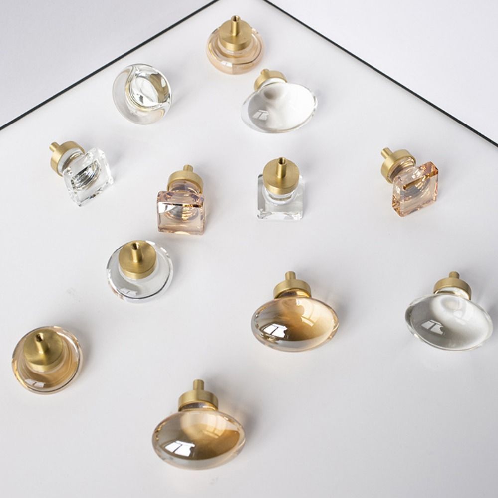 Crystal Glass Furniture Handle - đánh giá và giá Furniture Hardware Nut