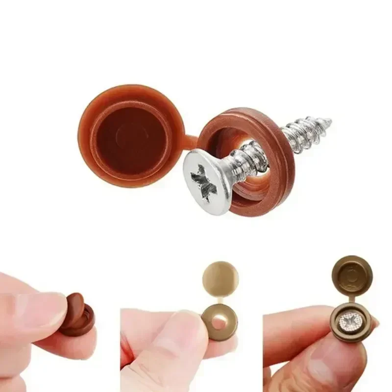 Hinged Plastic Screw Cap Cover - đánh giá và giá Furniture Hardware Nut