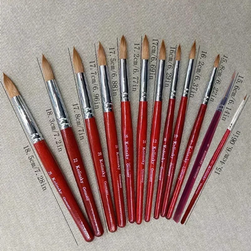 Kolinsky Acrylic Brush Wood Ha - đánh giá và giá Furniture Hardware Nails