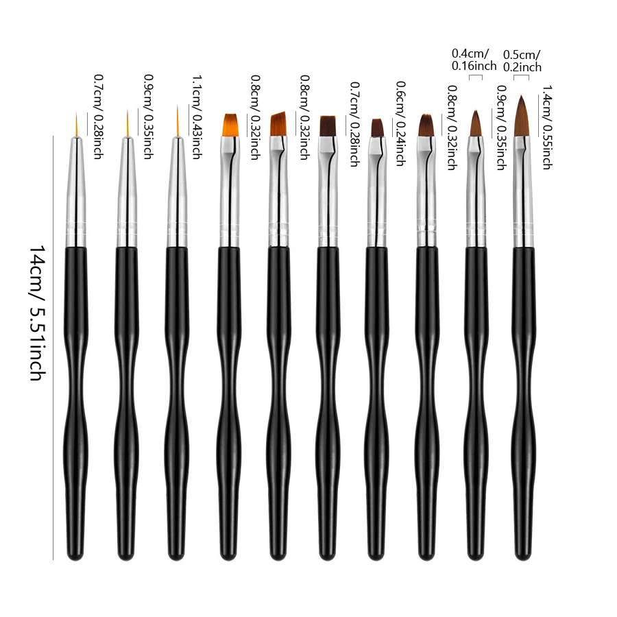 Black Curved Handle Nail Art B - đánh giá và giá Furniture Hardware Nails