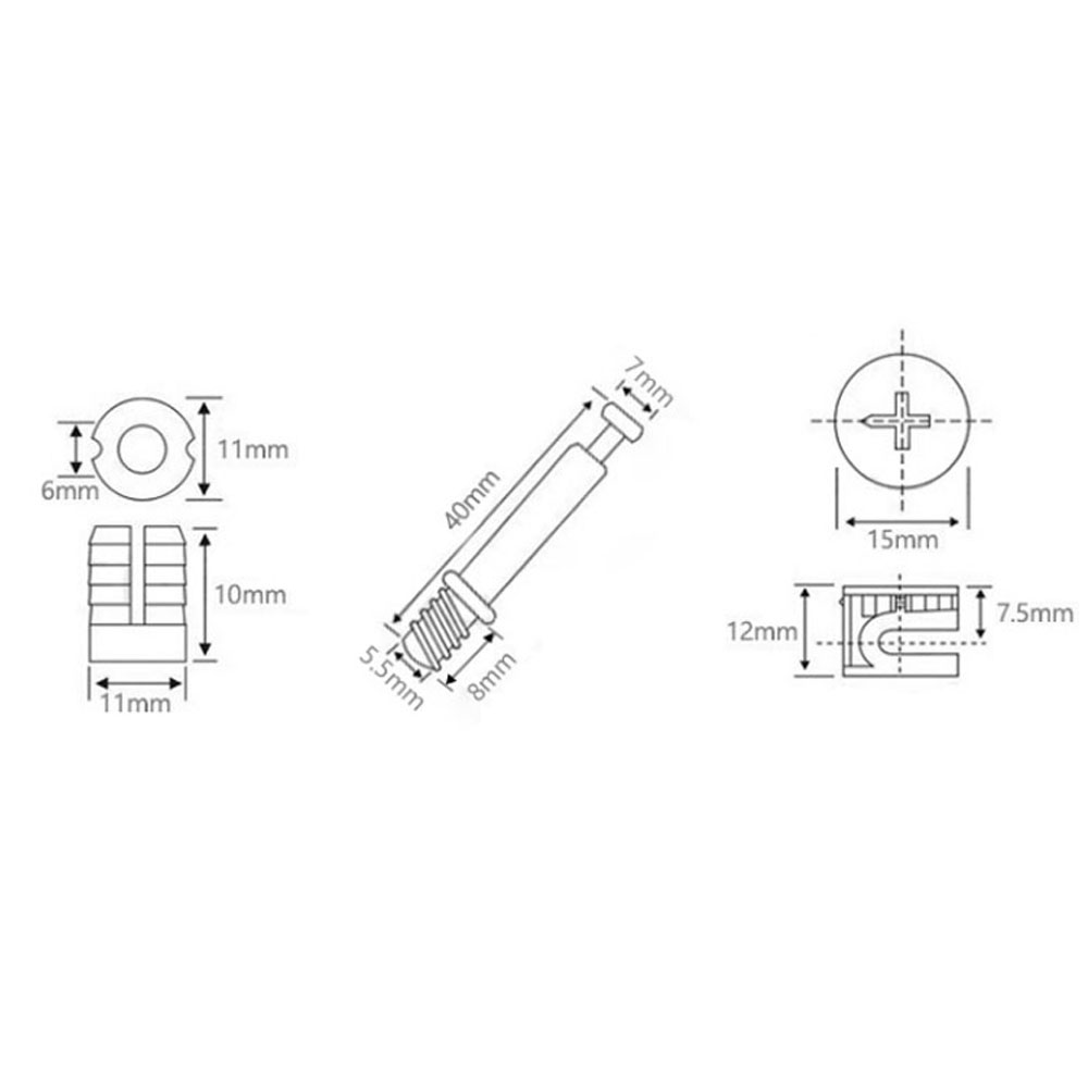 3 Trong 1 Dowel Jig Vít Đồ Kết - đánh giá và giá Furniture Hardware Nut