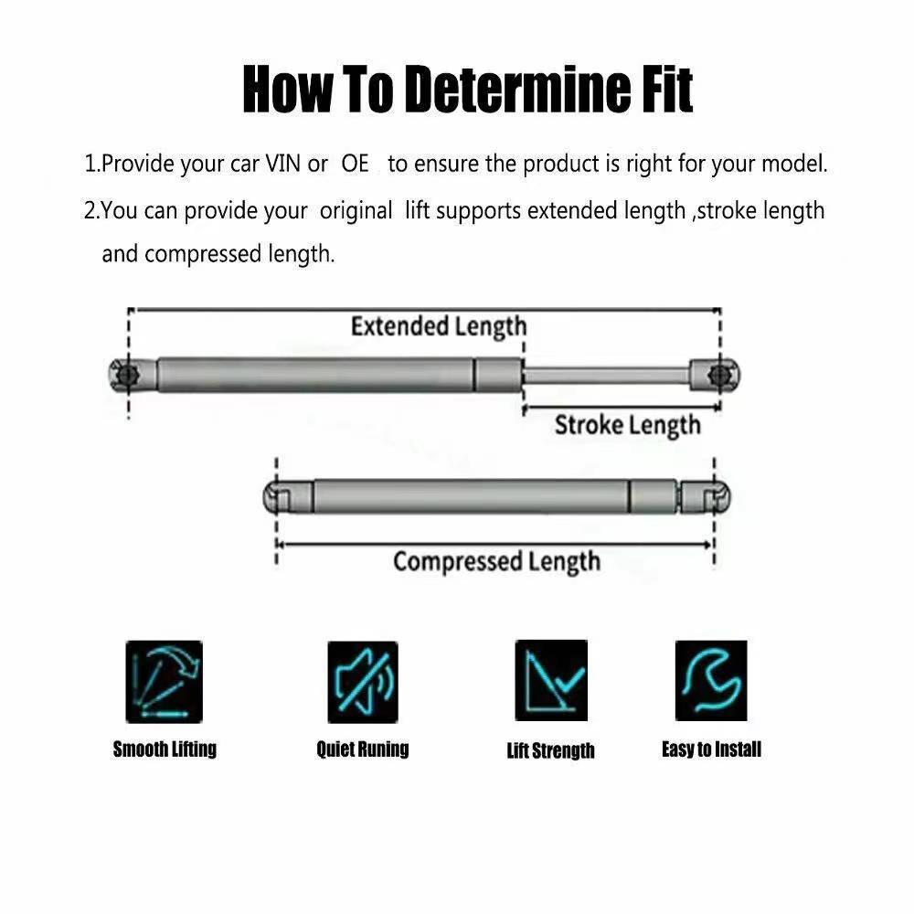 2PCS 100N/10KG 240-320mm Cabin - đánh giá và giá Furniture Hardware In China