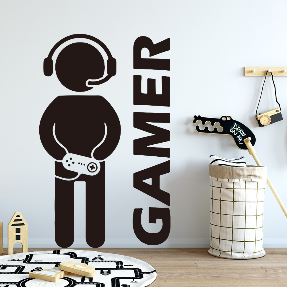 1pc Gamer Wall Art Decal For K - đánh giá và giá Furniture Joint Hardware