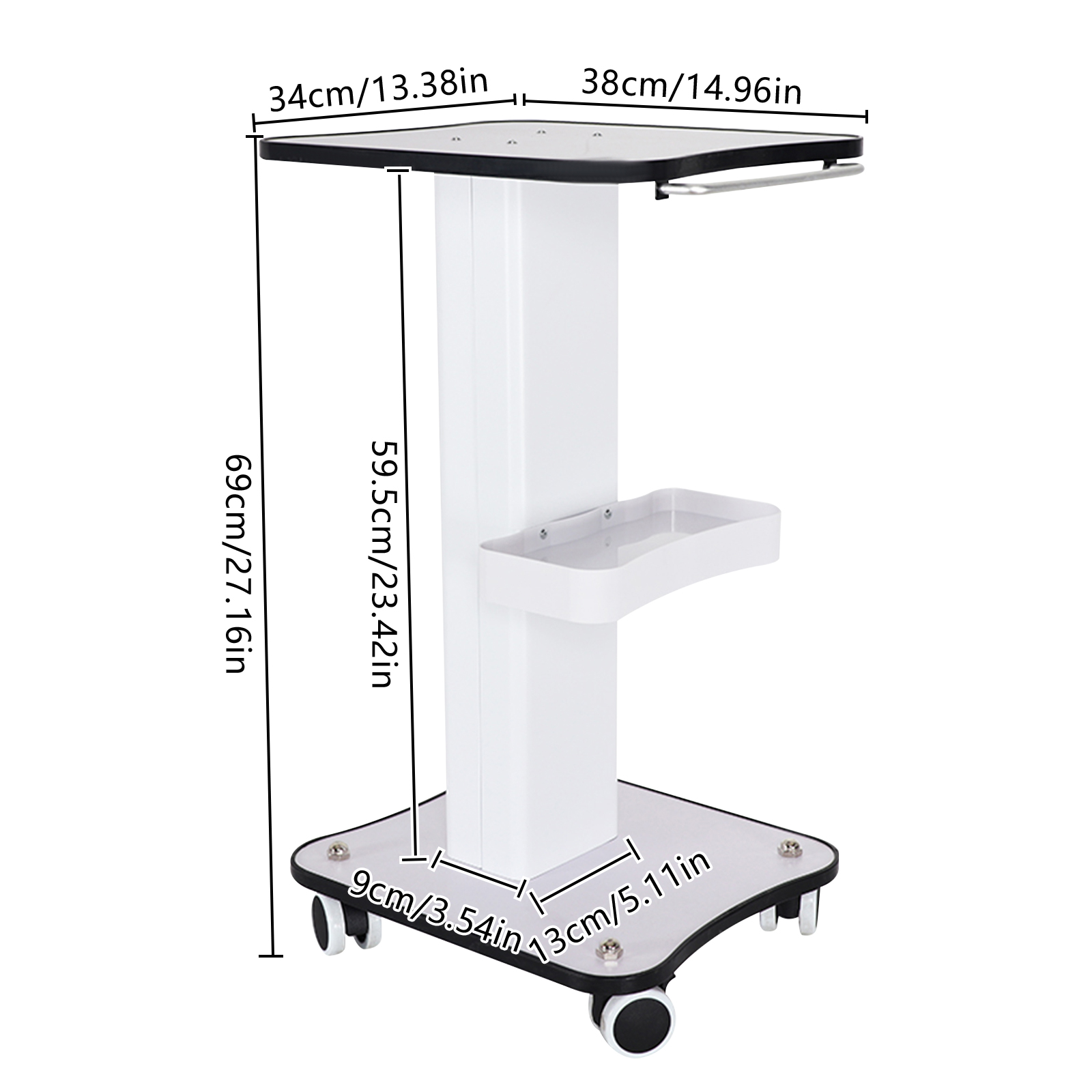 Modern Rolling Salon Trolley w - đánh giá và giá Furniture Joint Hardware