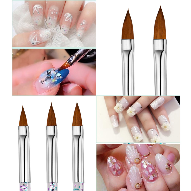 5PCS Nail Art Brushes Set UV G - đánh giá và giá Furniture Hardware Nails